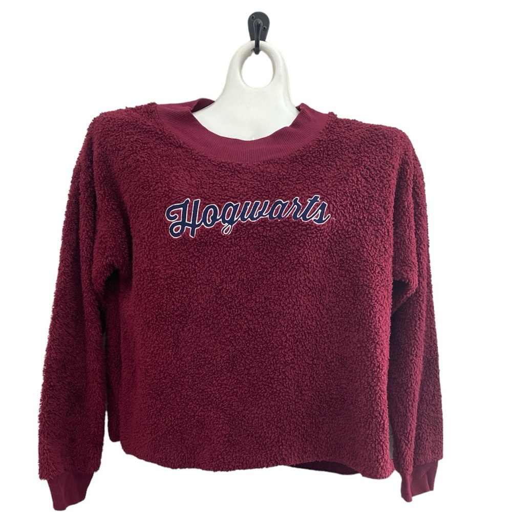 Harry Potter Hogwarts fuzzy teddy bear sweatshirt